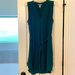 H&M Emerald Green Sleeveless Dress Size 10